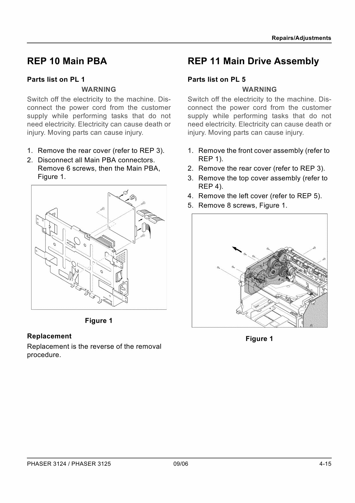 Xerox Phaser 3124 3125 Parts List and Service Manual-3